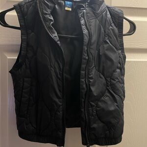 Black Quilted Puffer Vest